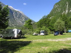 Campingplatz Klin Lepena, Soča Tal