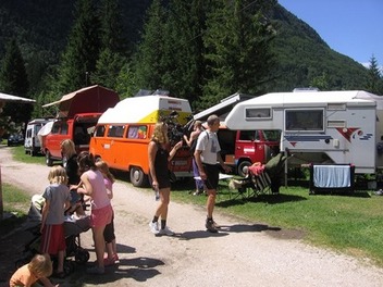 Campeggio Korita di Soča, Valle dell' Isonzo