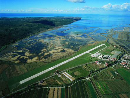 Flugplatz Portorož, Küste