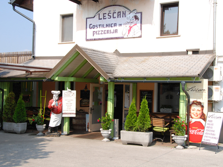 Restaurant and pizzeria Leščan, Julian Alps