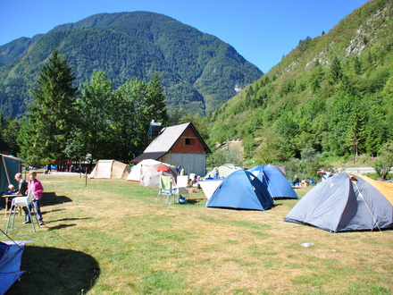 Campingplatz Jelinc , Soča Tal