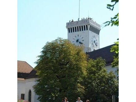 Die Burg von Ljubljana, Ljubljana und Umgebung