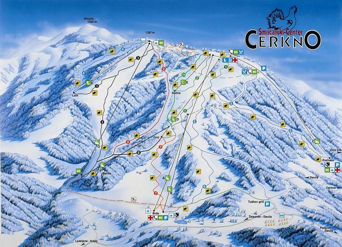 Skipiste Cerkno Skipiste Cerkno