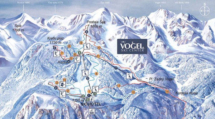 Ski slope Vogel