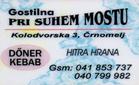 Restaurant Pri suhem mostu, Kolodvorska 3, 8340 Črnomelj