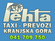 Pehta taxi, mini bus, Kranjska Gora