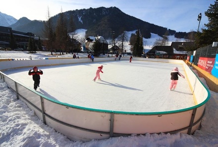 Drsališče Kranjska Gora (med hoteloma Larix in Kompas)