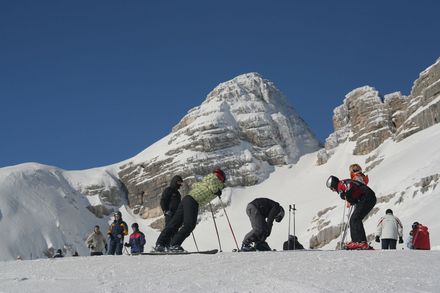 Ski slope Kanin- Sella Nevea